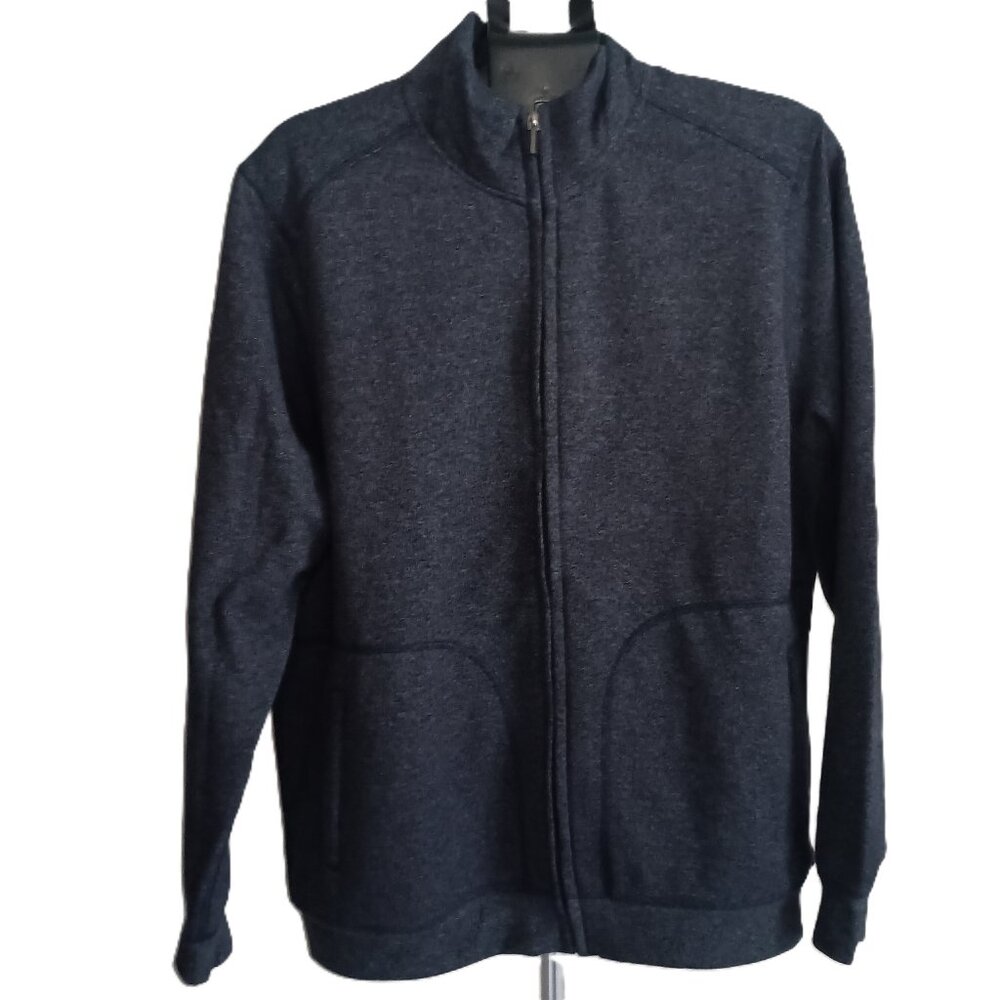 Rainforest RFT Sweater Jacket Blue Full Zip Men’s Size Large EUC